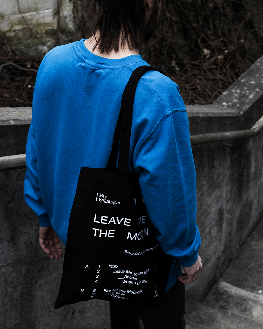 FAY WILDHAGEN LEAVE ME TO THE MOON TOTEBAG